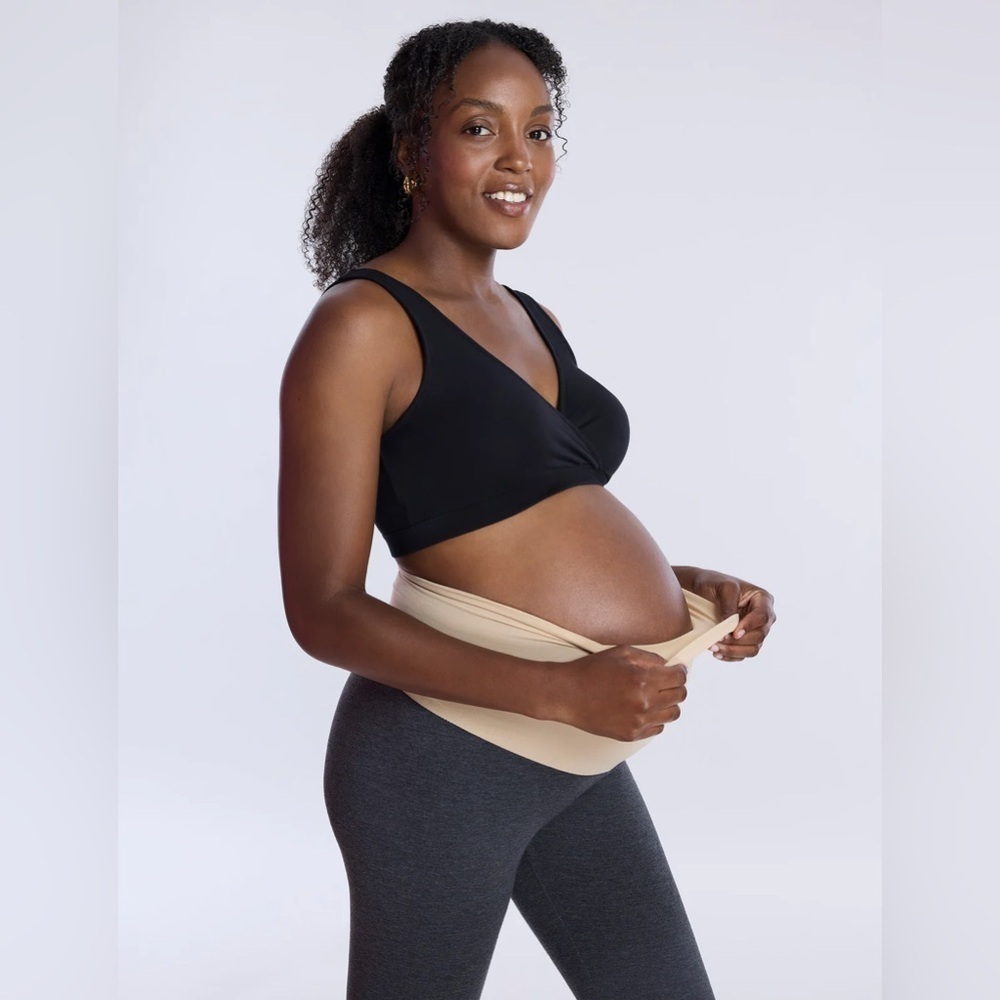 Motherhood Maternity Essential Stretch Secret Fit  Leggings in Gray - Picture 4 of 6